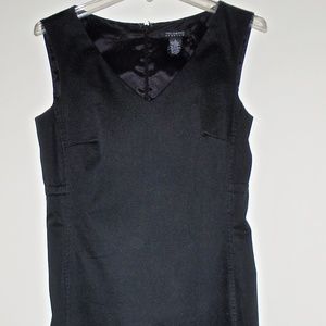 The Limited women's black sleeveless v-neck stretch lined dress size 6